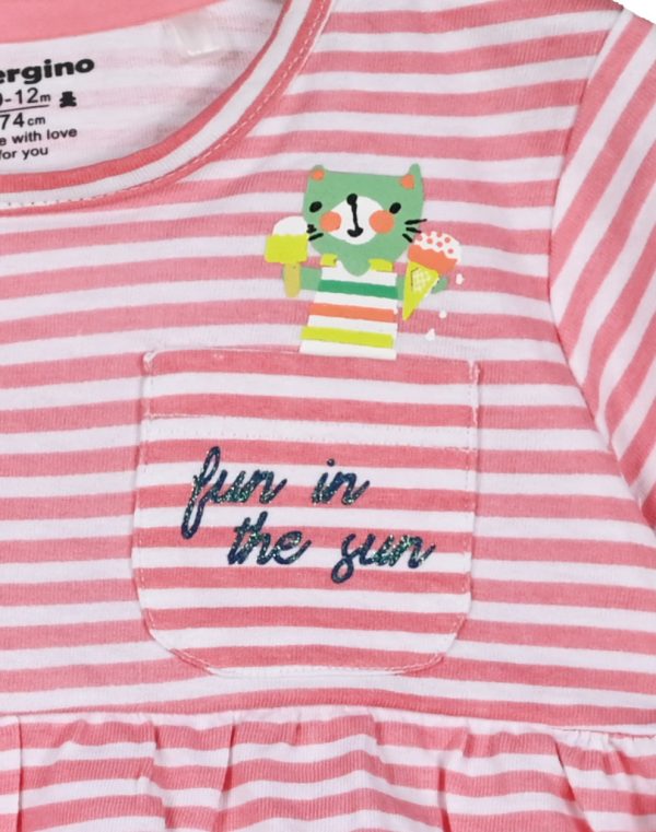 Set t-shirt with leggings for baby girls (3 - 18 months)