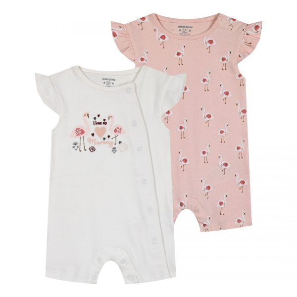 Baby girl΄s 2 piece romper set (0-15 months)