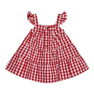 Baby girl΄s checkered dress (0-18 months)