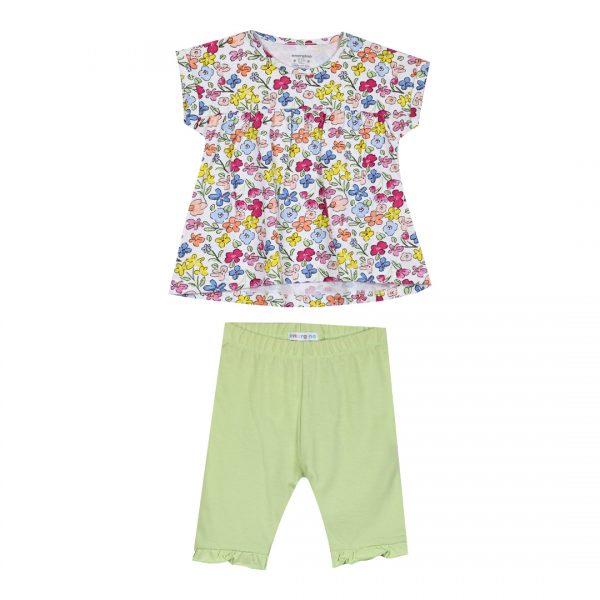 Baby girl΄s 2 piece set with print (3-18 months)