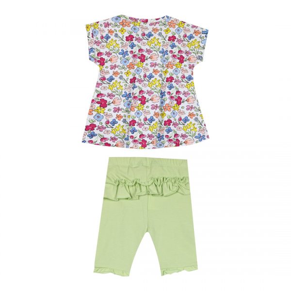 Baby girl΄s 2 piece set with print (3-18 months)