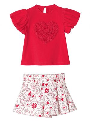 Set t-shirt and shorts for baby girls (6 months - 5 years)