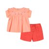 Set t-shirt and shorts for baby girls (0 - 18 months)