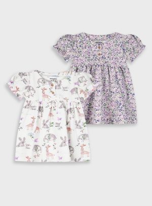 Set 2 dresses for baby girls (0 - 18 months)
