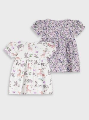 Set 2 dresses for baby girls (0 - 18 months)