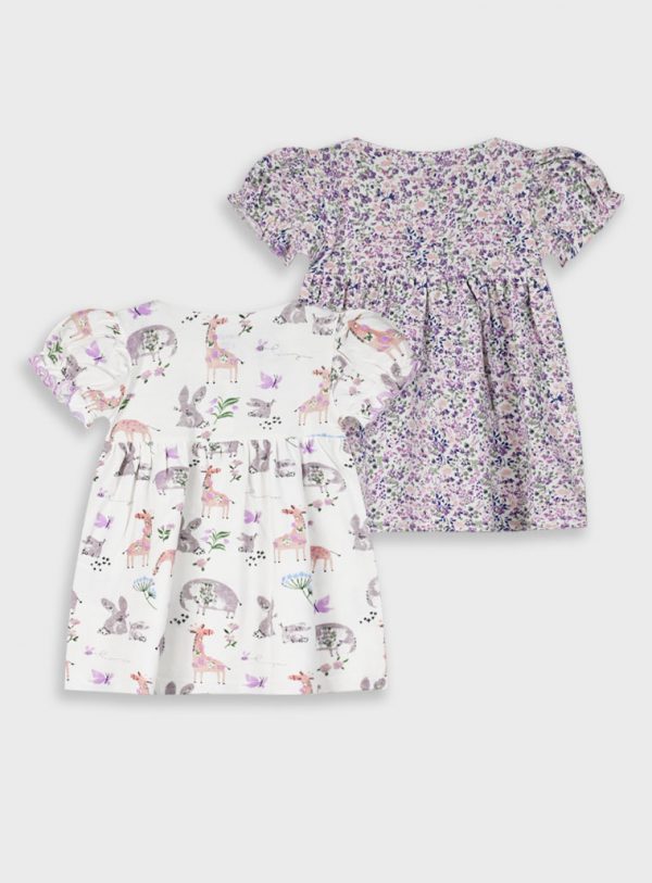 Set 2 dresses for baby girls (0 - 18 months)
