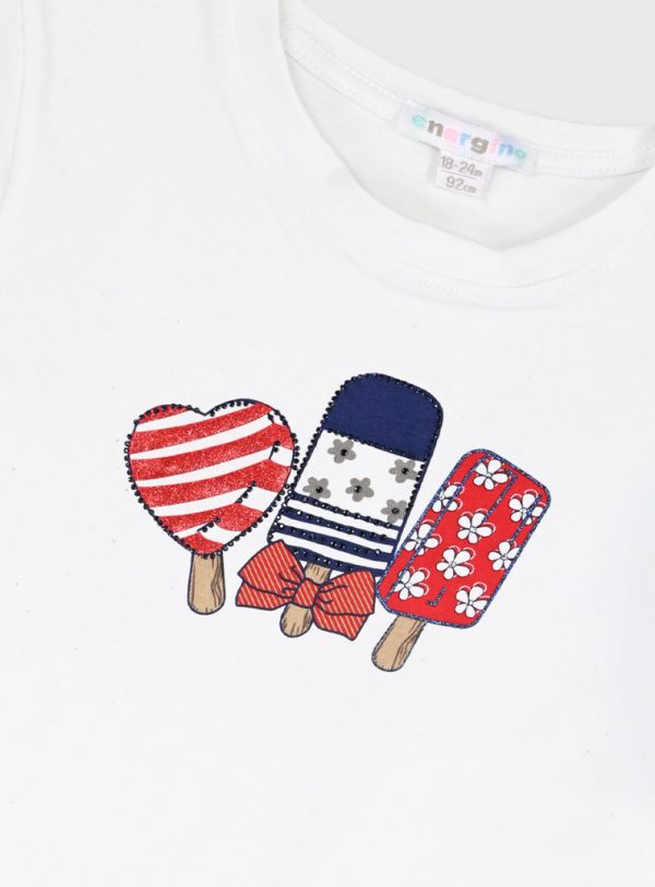 Set t-shirt and skirt for baby girls (6 months - 5 years)