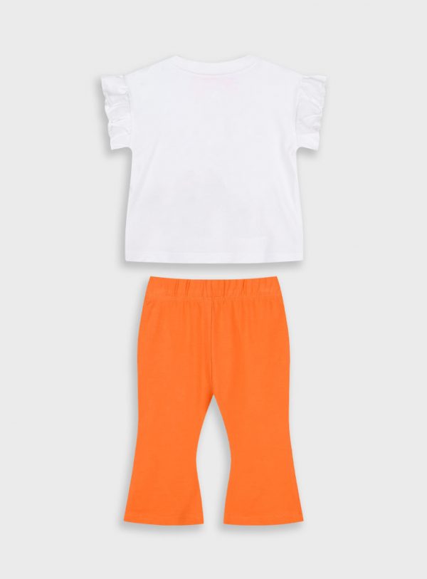 Set t-shirt with leggings for baby girls (3 - 18 months)