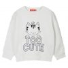 Girl΄s fleece blouse with print