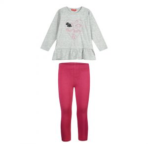 Set longsleeved t-shirt with leggings