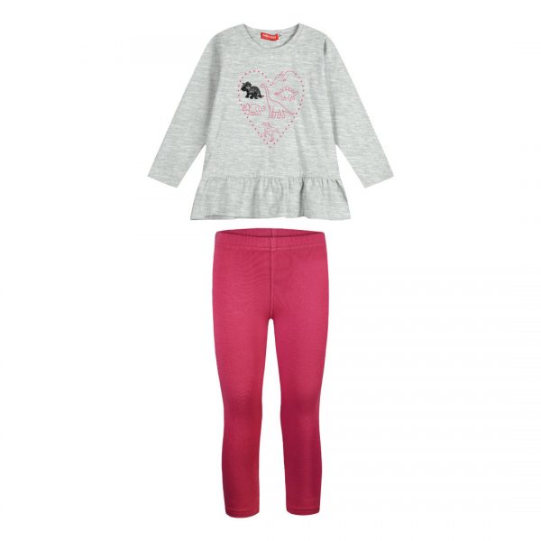 Set longsleeved t-shirt with leggings