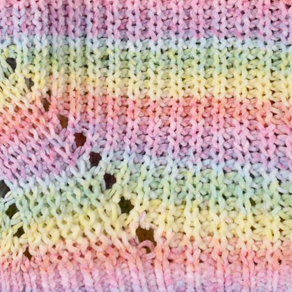 Mulitcolour knit sweater for girls