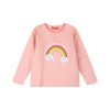Jersey shirt with print for girls