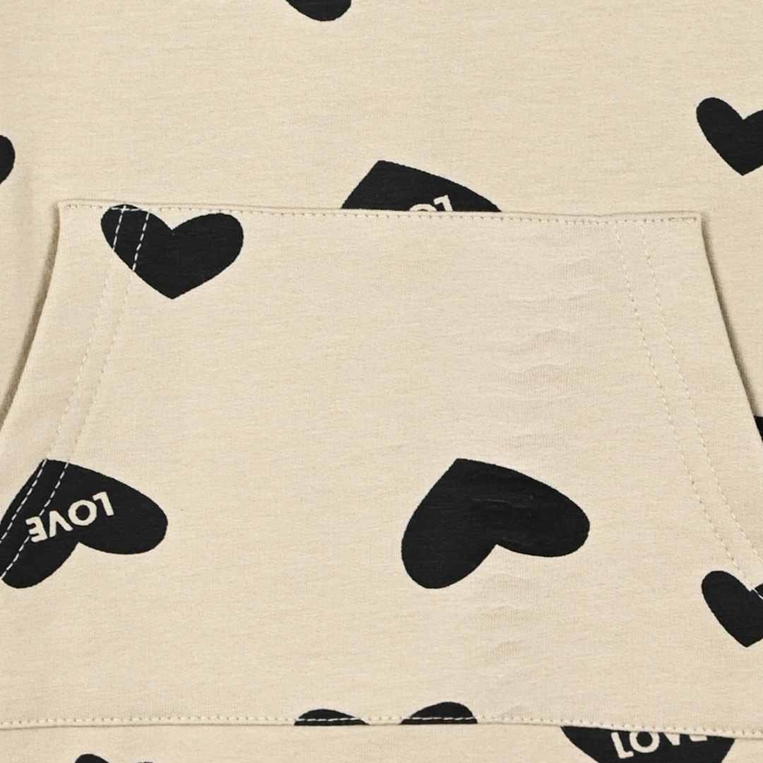 Εμπριμέ φούτερ φόρεμα για κορίτσι Εμπριμέ φούτερ φόρεμα για κορίτσι