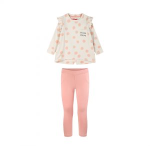 Set printed shirt with leggings for girls