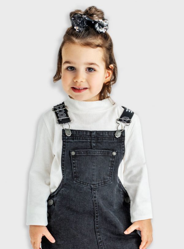 Set shirt with pinafore