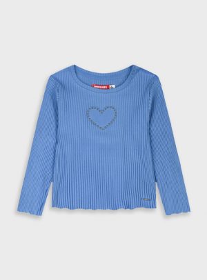 Longsleeved ribbed t-shirt
