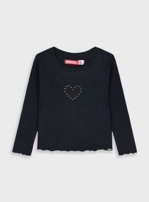 Longsleeved ribbed t-shirt