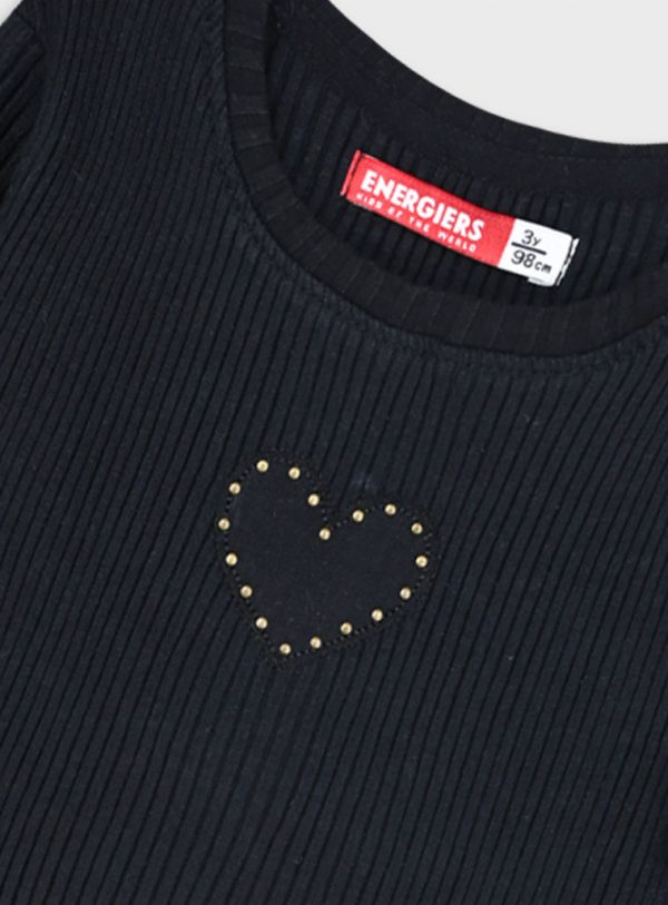 Longsleeved ribbed t-shirt