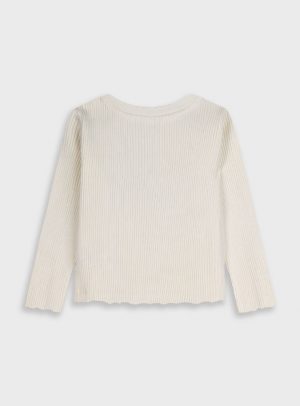 Longsleeved ribbed t-shirt