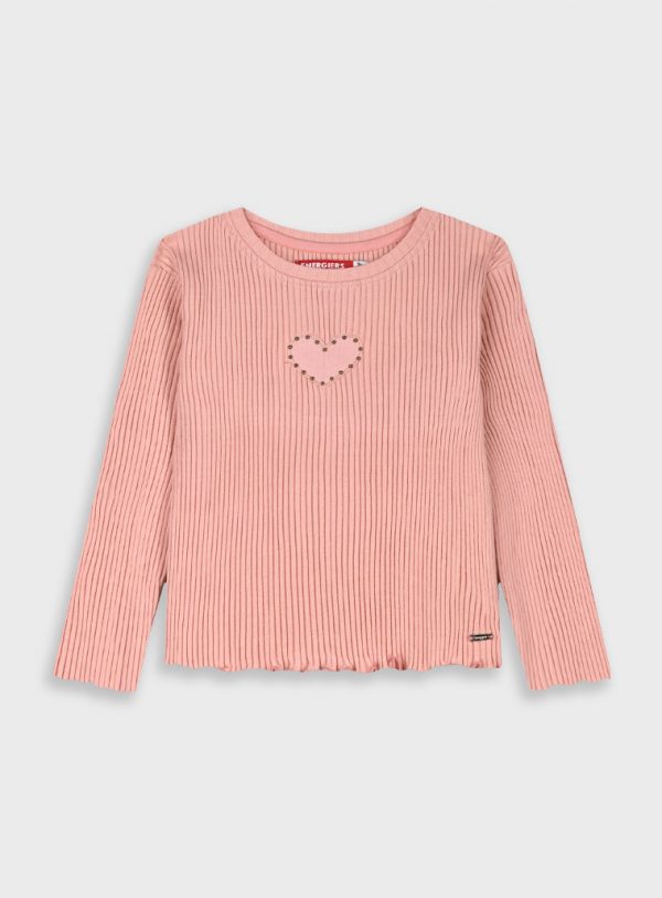 Longsleeved ribbed t-shirt