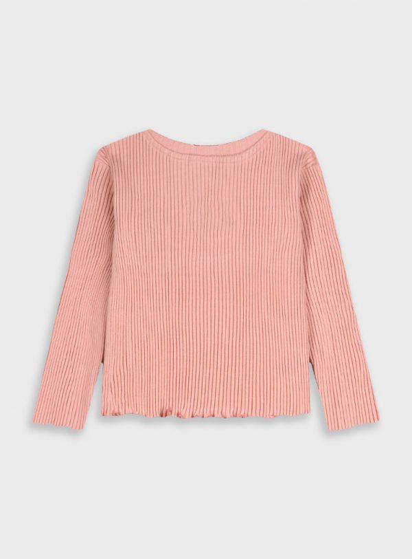 Longsleeved ribbed t-shirt