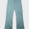 Flared cargo pants