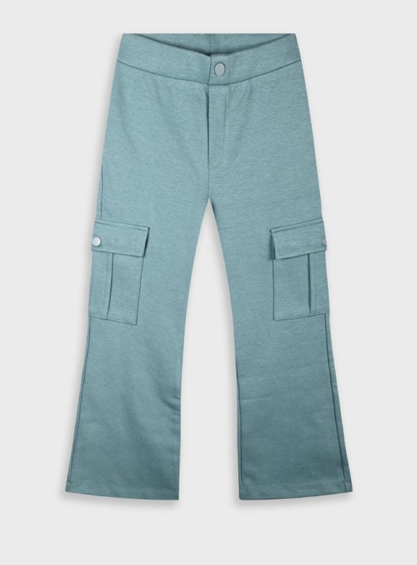 Flared cargo pants