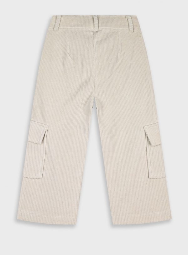 Corduroy wide leg pants