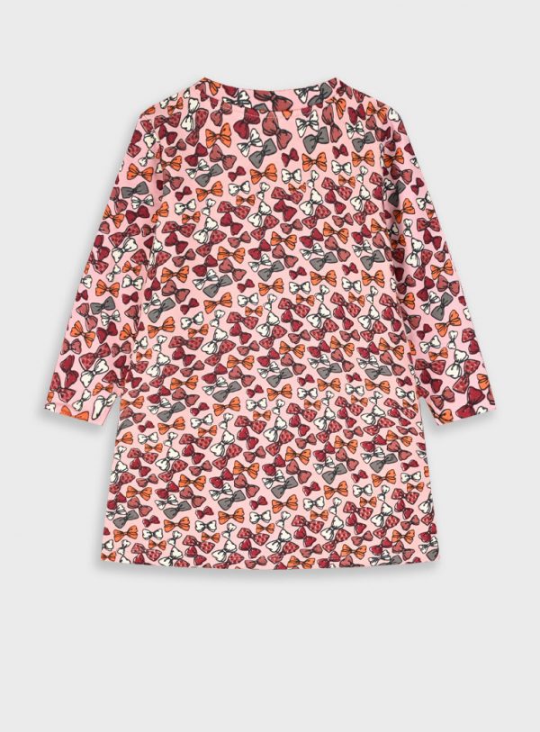 Printed fleece dress
