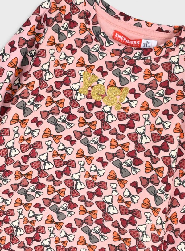 Printed fleece dress