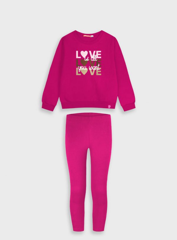 Set jumper with leggings