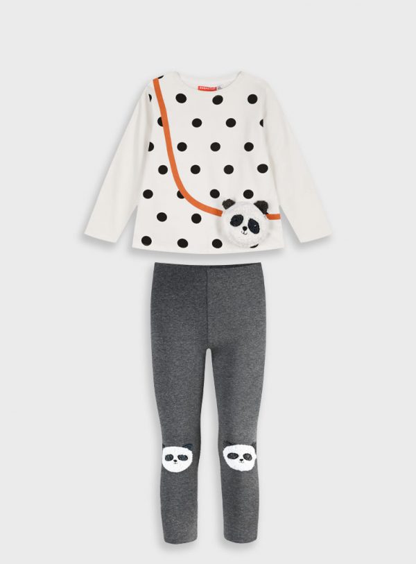 Set longsleeved t-shirt with leggings