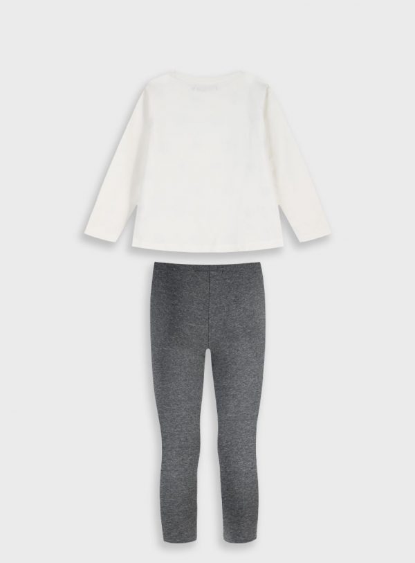 Set longsleeved t-shirt with leggings