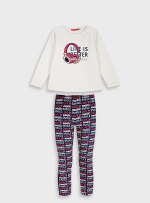 Set longsleeved t-shirt with leggings