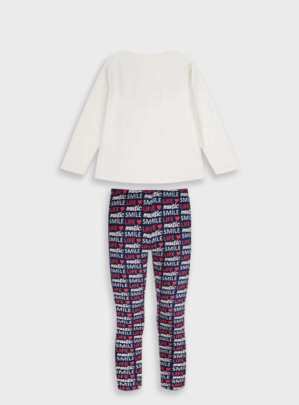 Set longsleeved t-shirt with leggings