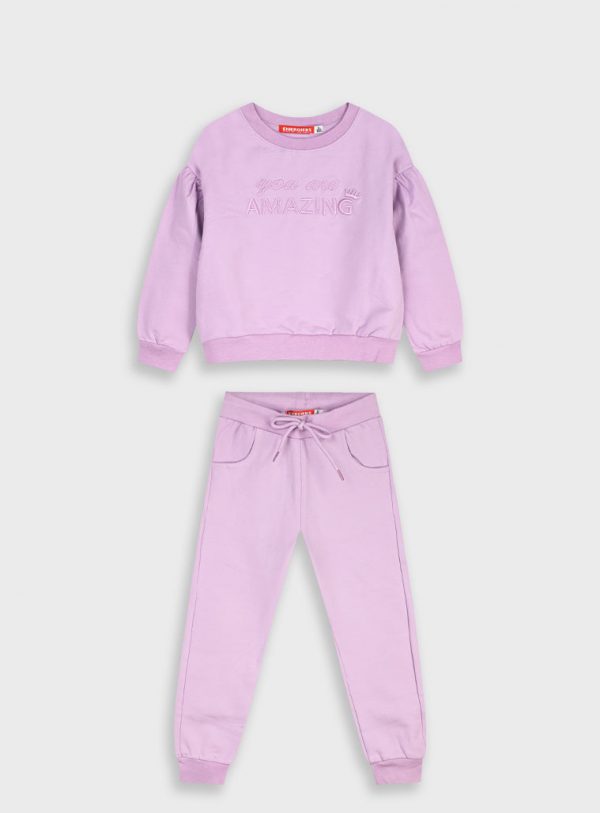 Tracksuit with embroidery
