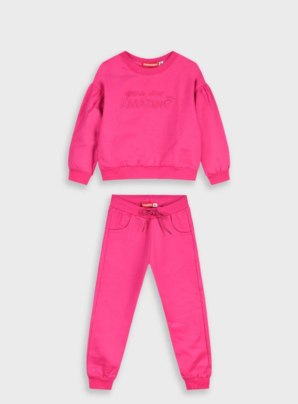Tracksuit with embroidery