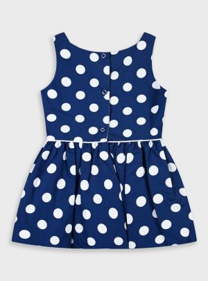 Polka dot dress for girls