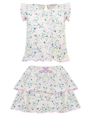 Μακό floral σετ