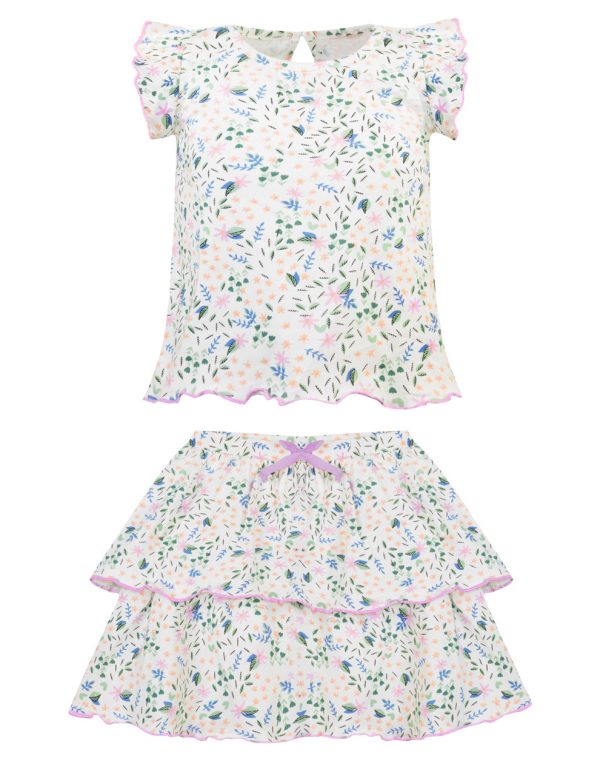Μακό floral σετ