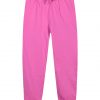 Sweatpants for girls with elasticated rips at the ankle