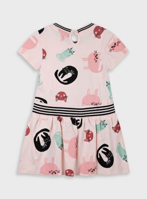 Printed dress for girls