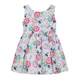 Girl΄s sleeveless floral dress