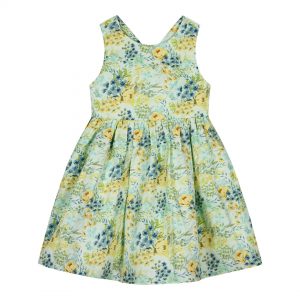 Παιδικό αμάνικο φόρεμα φλοράλ για κορίτσι