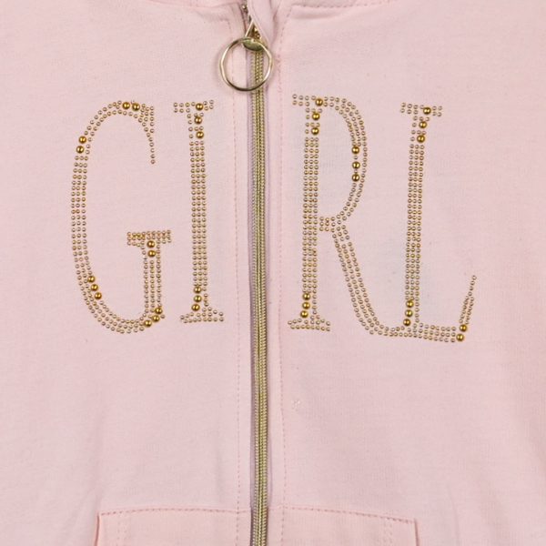 Girl΄s jacket with rhinestones