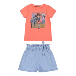 Girl΄s 2 piece set with print