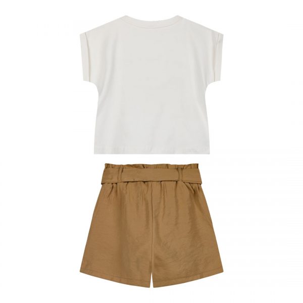 Girl΄s 2 piece set with rhinestones
