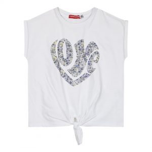 Girl΄s sleeveless shirt with print