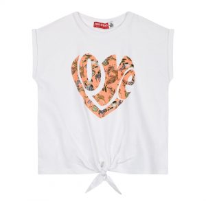 Girl΄s sleeveless shirt with print